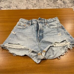 Zara Jean Shorts Size 0